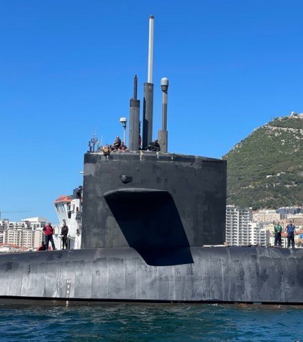 US nuclear submarine at Gibraltar